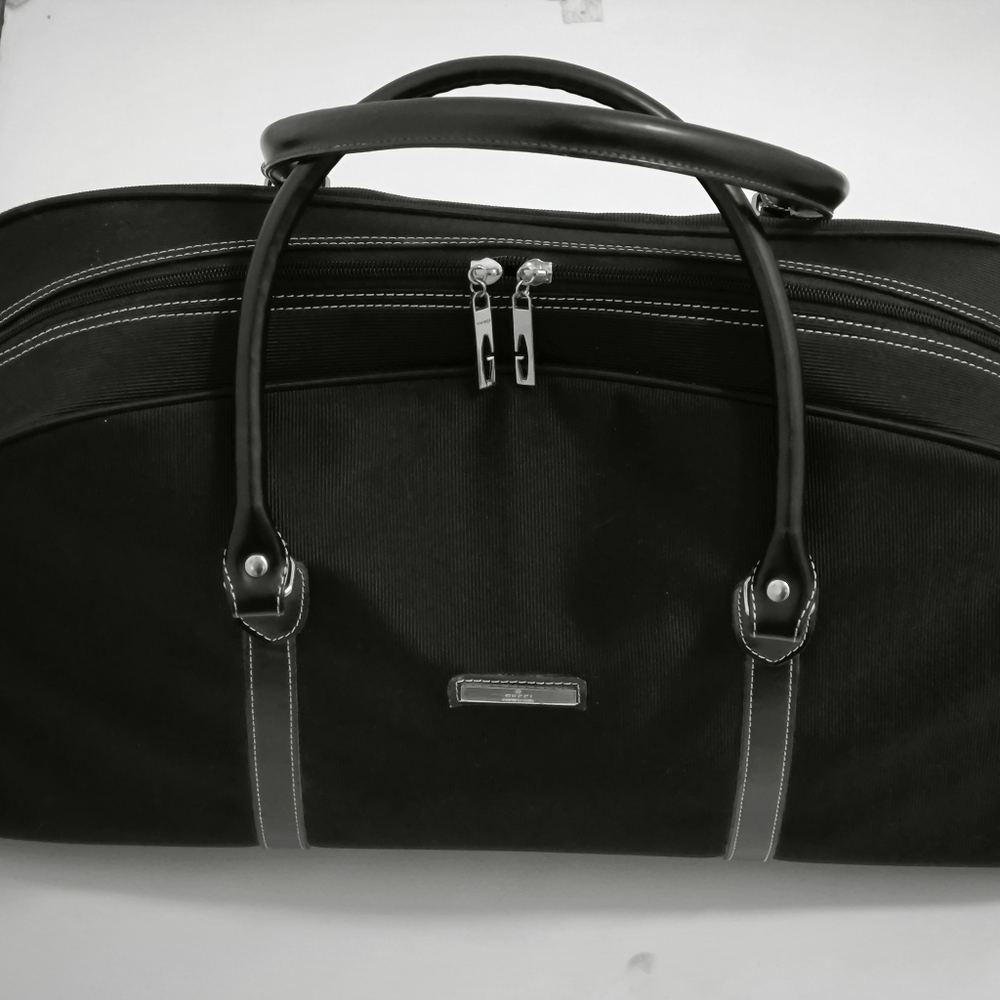 Gucci Black Weekender Travel Bag